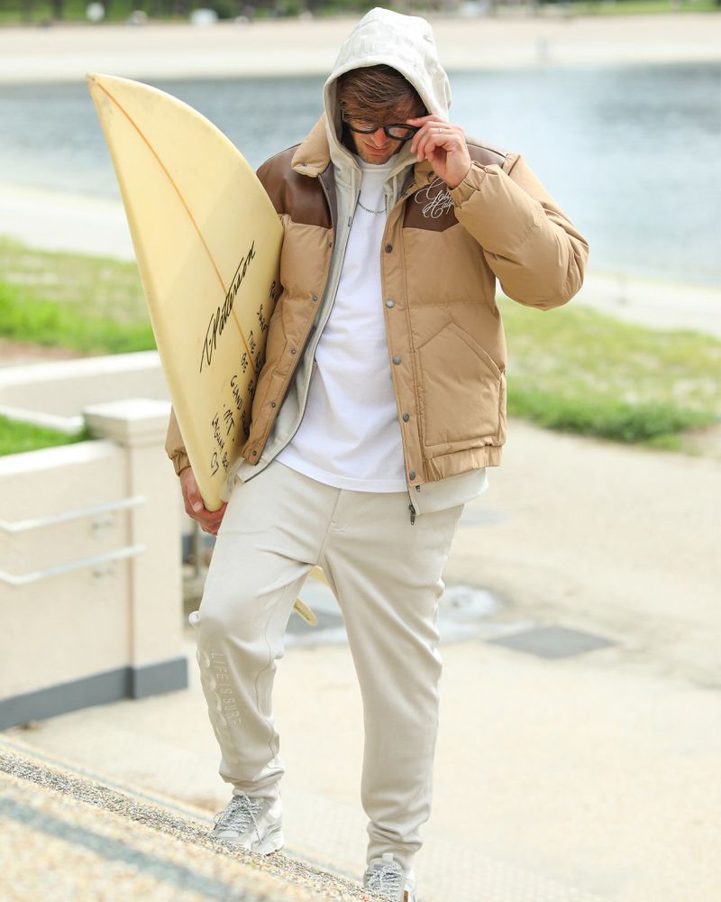 キャメル：183cm/70kg(Lサイズ着用)