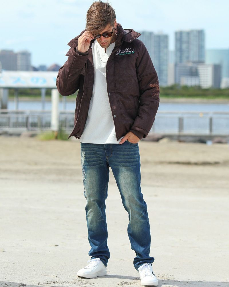 チョコレート：183cm/70kg(Lサイズ着用)