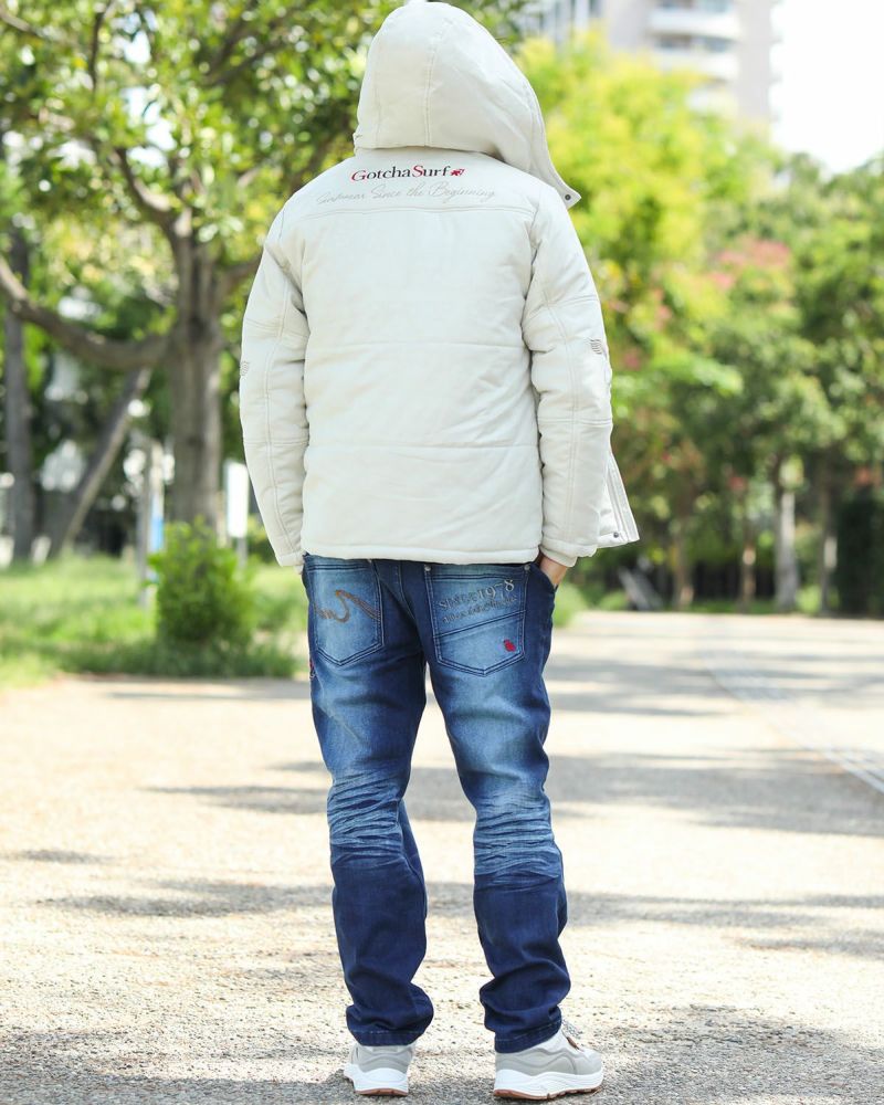 オフホワイト：183cm/70kg(Lサイズ着用)