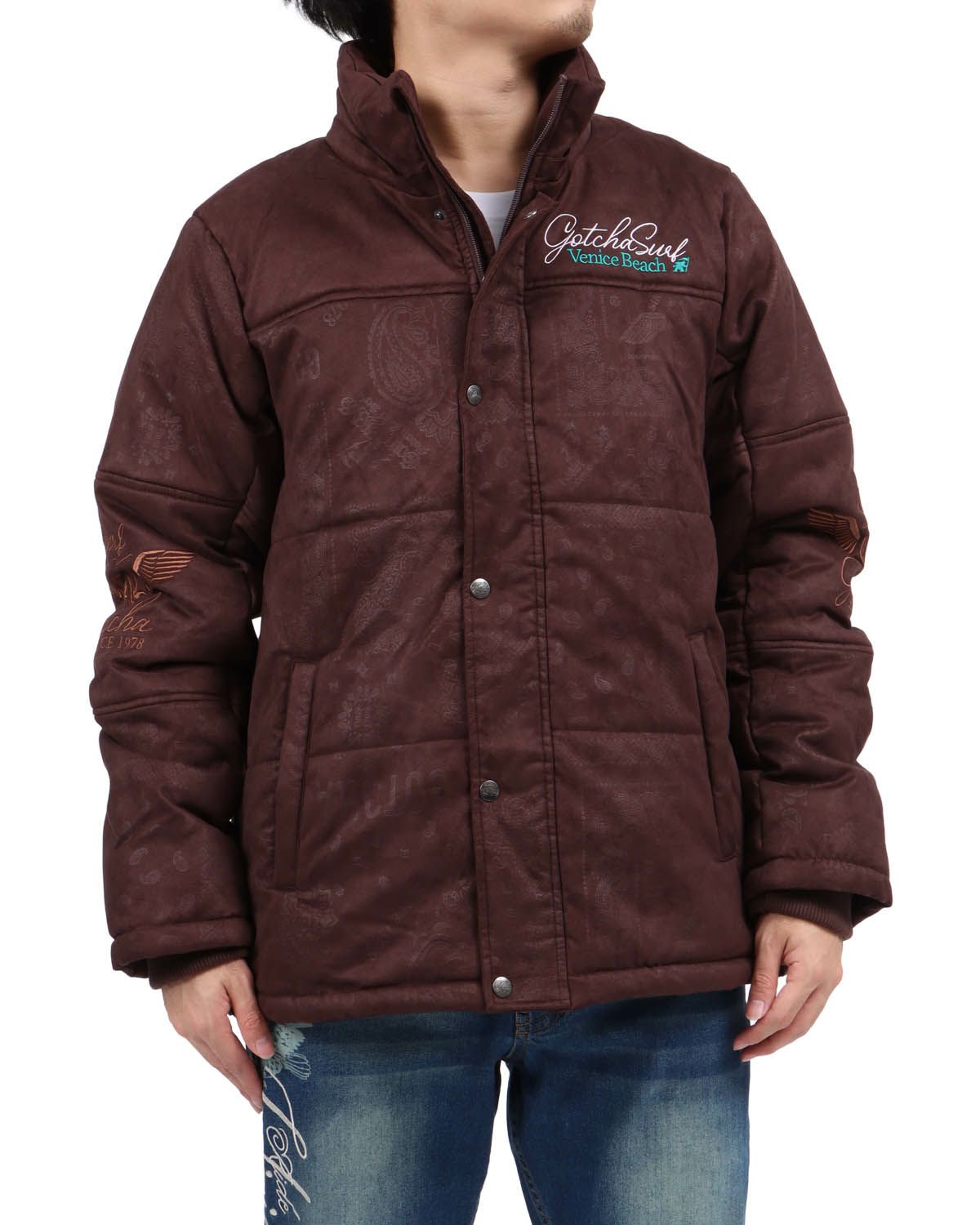 チョコレート：173cm63kg(Lサイズ着用)フードなし仕様