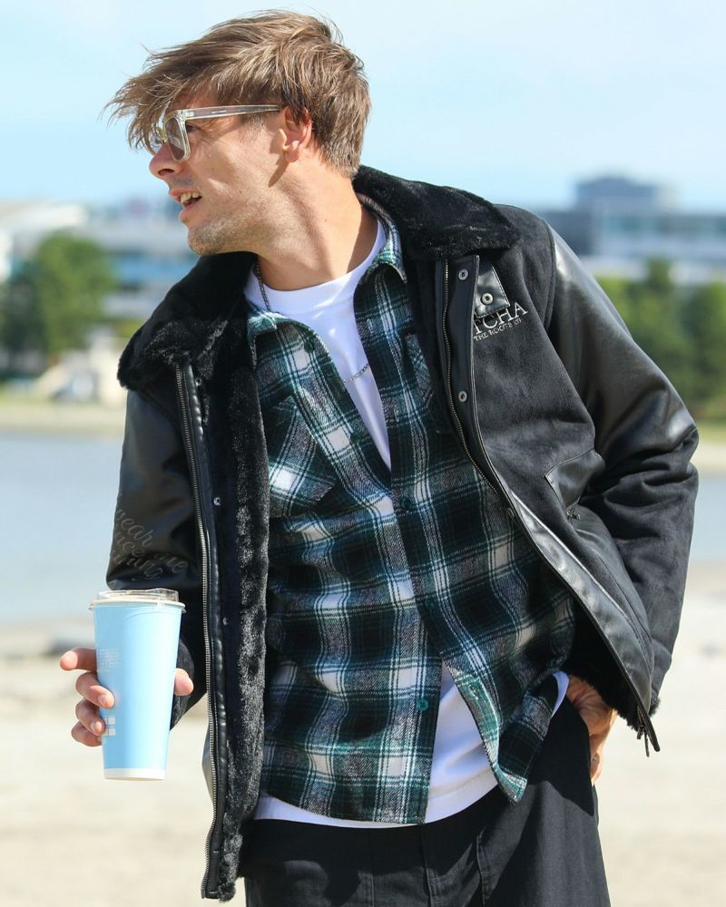 ブラック：183cm/70kg(Lサイズ着用)