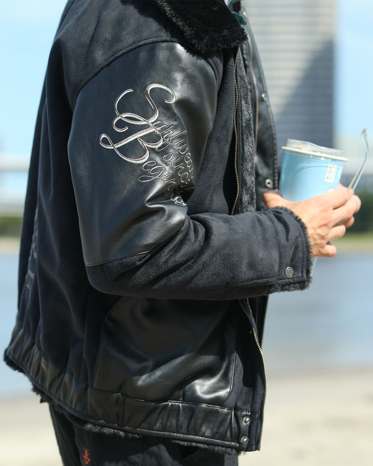 ブラック：183cm/70kg(Lサイズ着用)