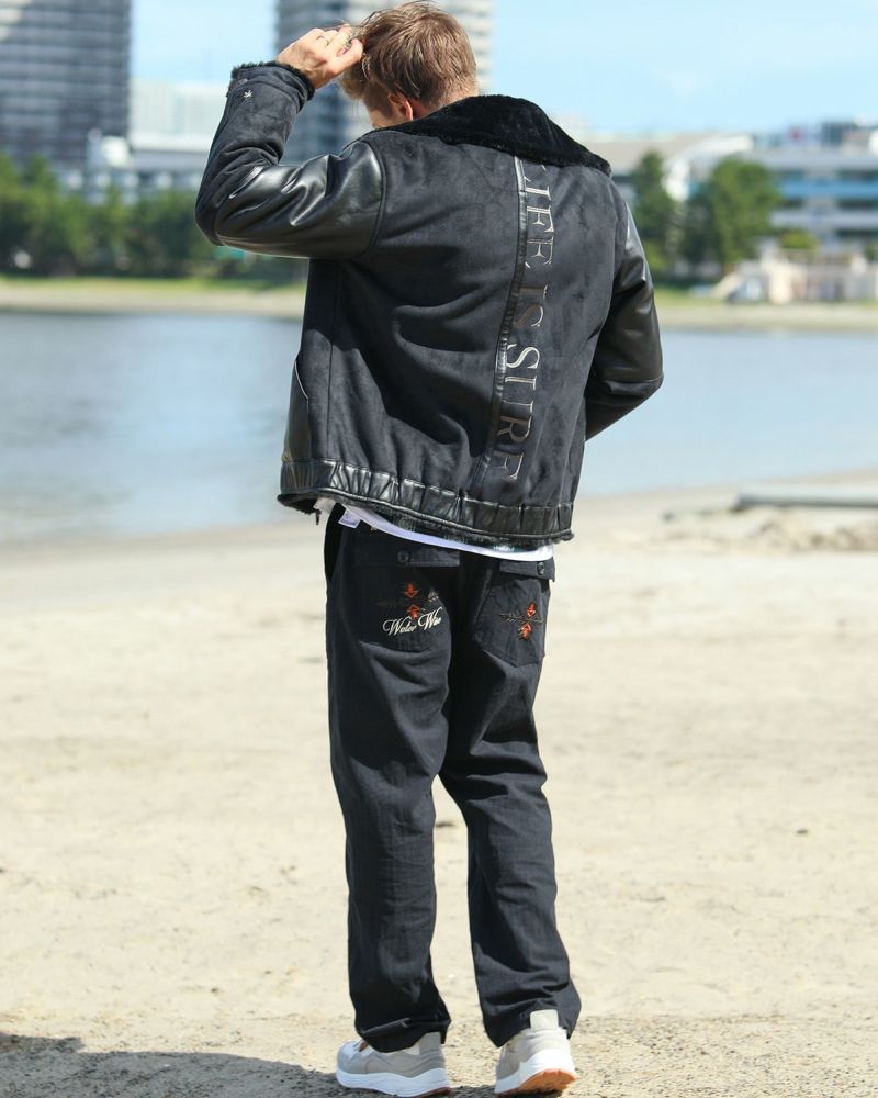 ブラック：183cm/70kg(Lサイズ着用)