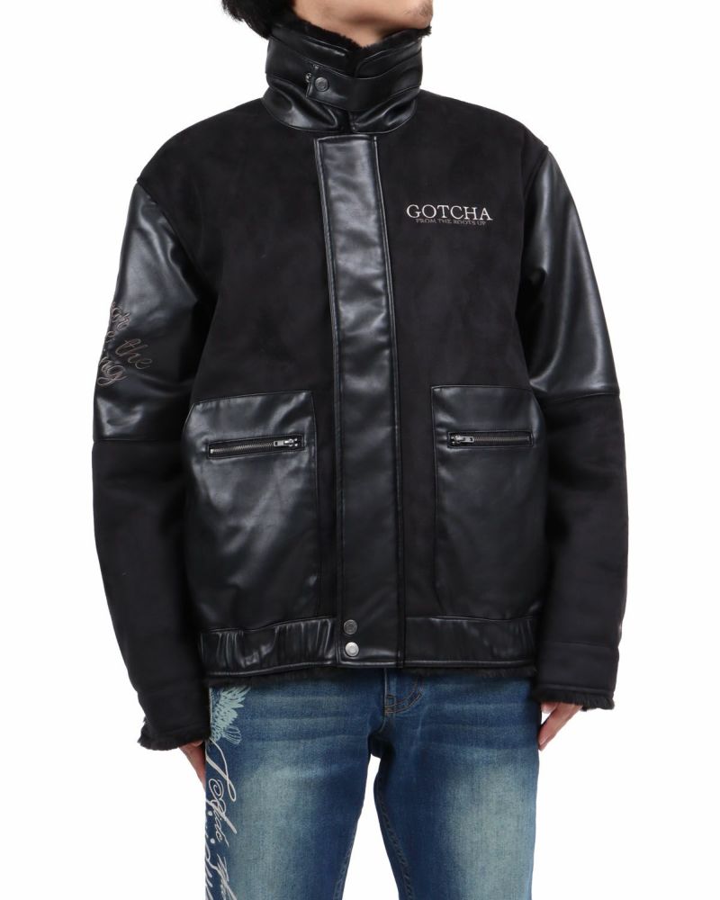 GOTCHA] フェイクムートン ジャケット | PEET ONLINE STORE