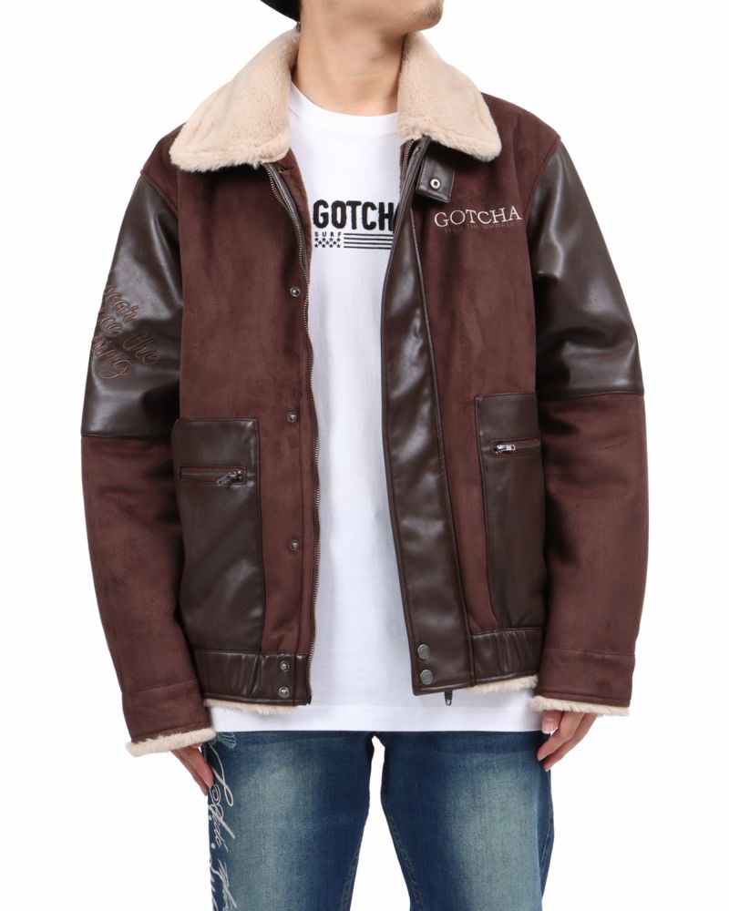 GOTCHA] フェイクムートン ジャケット | PEET ONLINE STORE