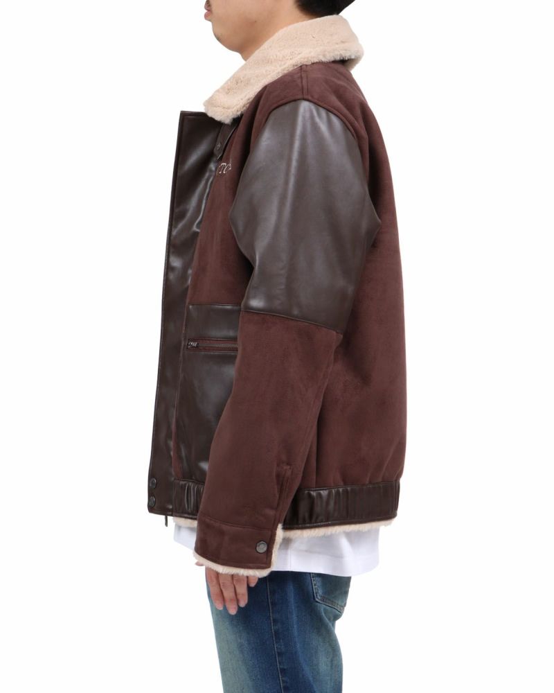 ブラウン：173cm63kg(Lサイズ着用)