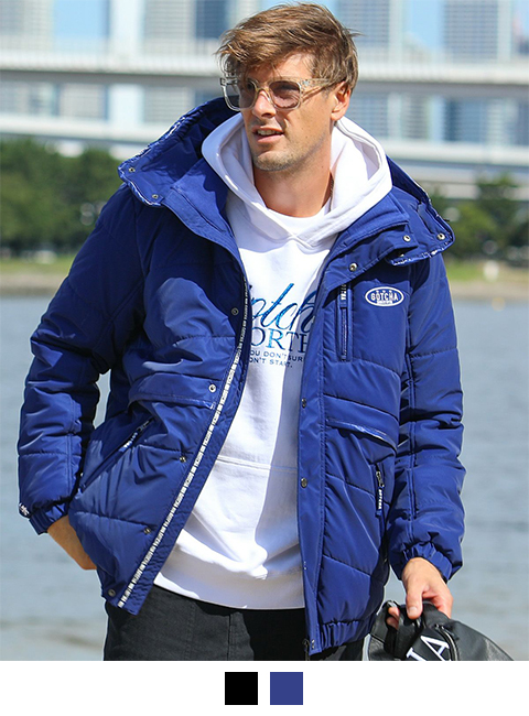 ブルー：183cm/70kg(Lサイズ着用)