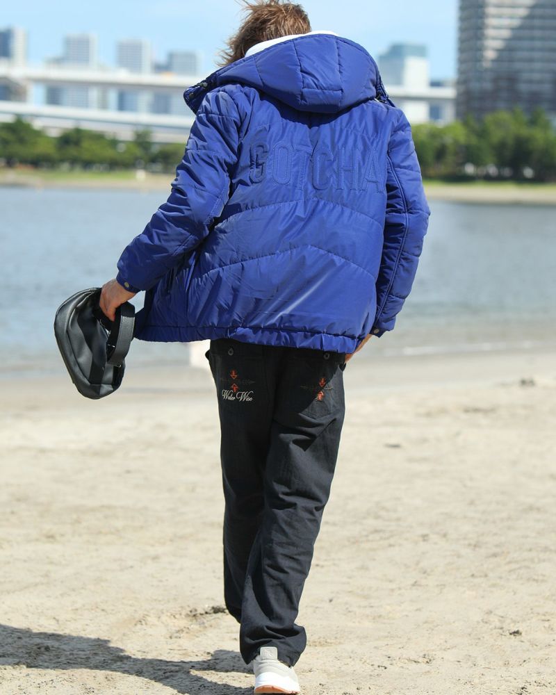 ブルー：183cm/70kg(Lサイズ着用)