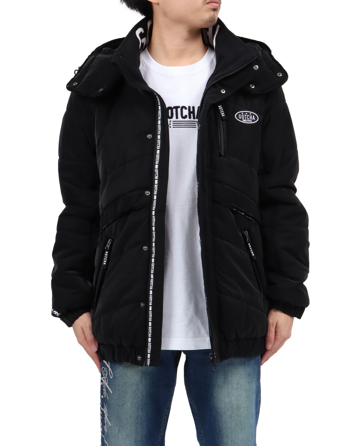 ブラック：173cm63kg(Lサイズ着用)