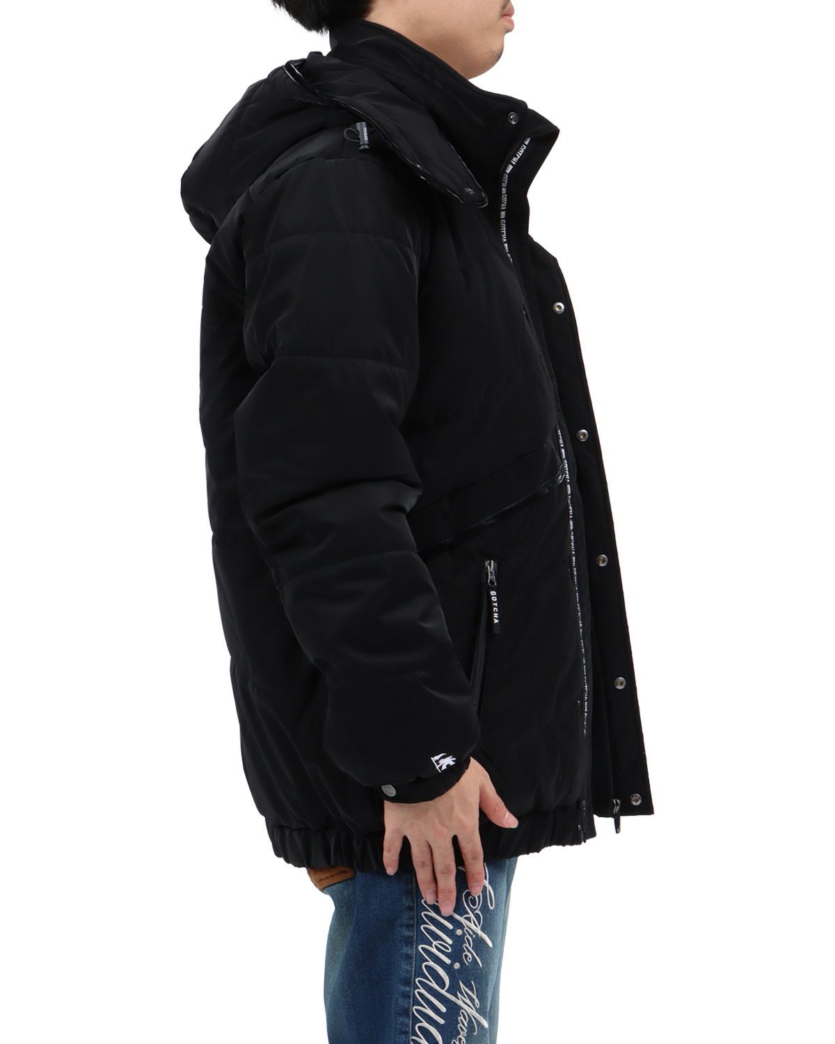 ブラック：173cm63kg(Lサイズ着用)