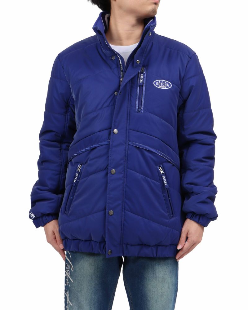 ブルー：173cm63kg(Lサイズ着用)フードなし仕様