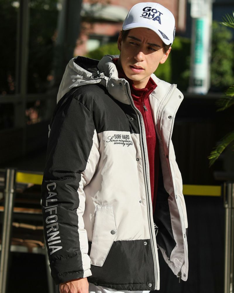 新品GOTCHA GOLF撥水中綿ジャケット M GOTCHA GOLF] 撥水 カラー 切替 ダウンジャケット | PEET ONLINE STORE