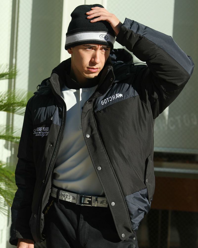 ブラック：180cm/70kg(Lサイズ着用)