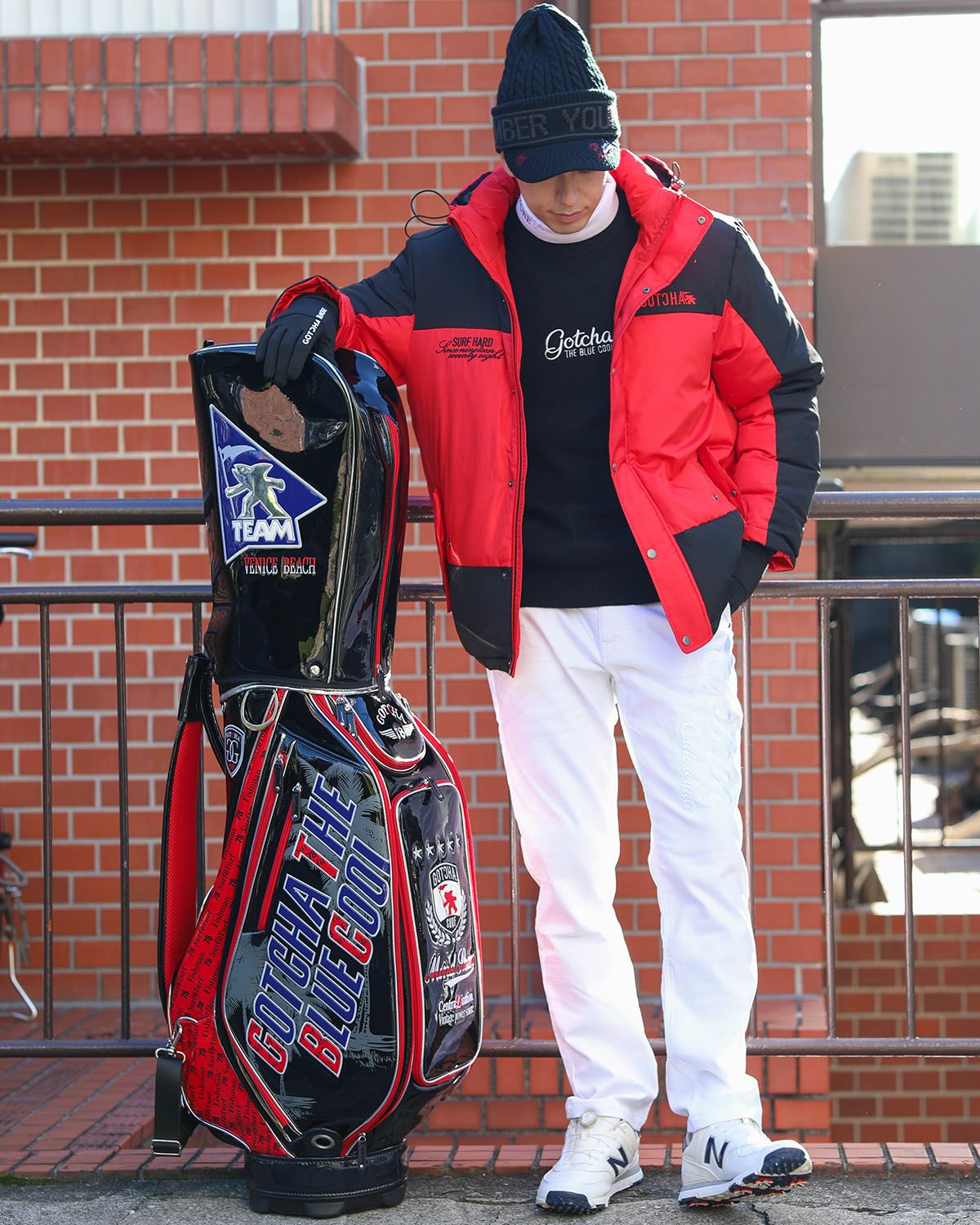 レッド：180cm/70kg(Lサイズ着用)