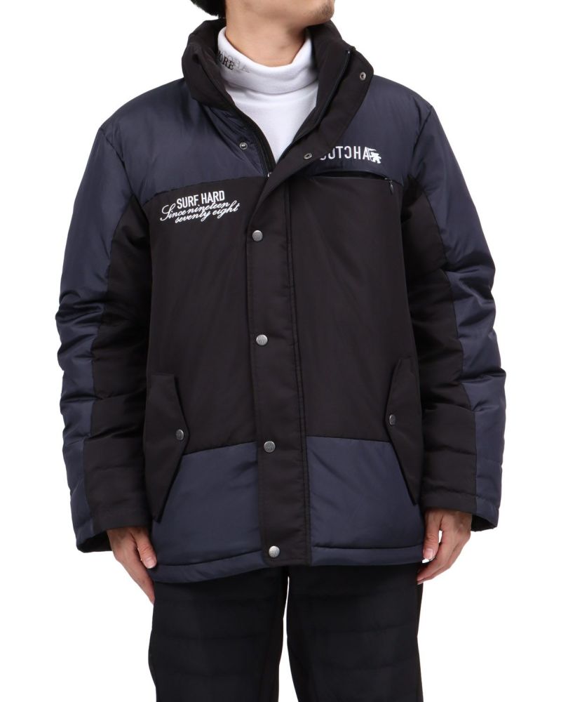 新品GOTCHA GOLF撥水中綿ジャケット M 撥水 カラー切替 ダウンジャケット(アウター(ブルゾン、ウインド