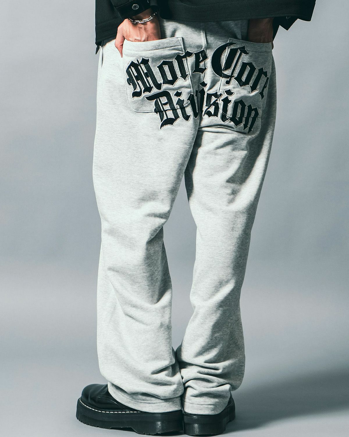 杢グレー:183cm(Lサイズ着用)