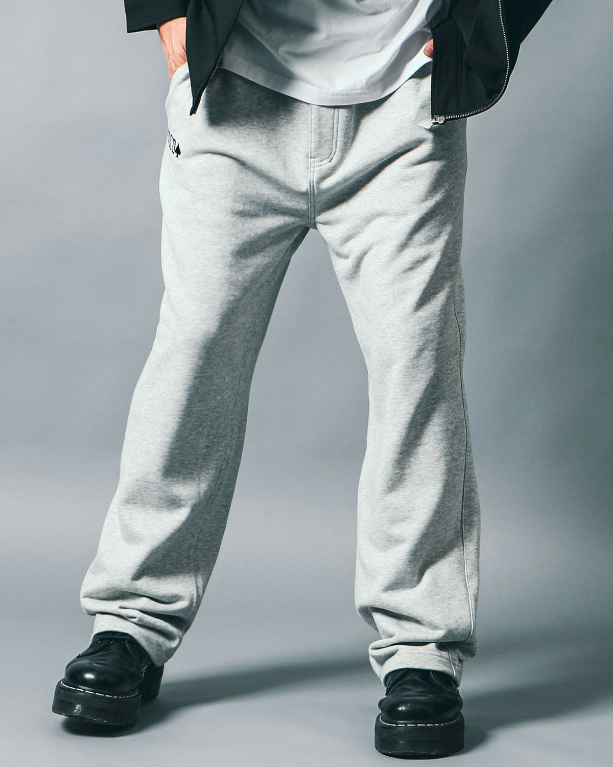 杢グレー:183cm(Lサイズ着用)