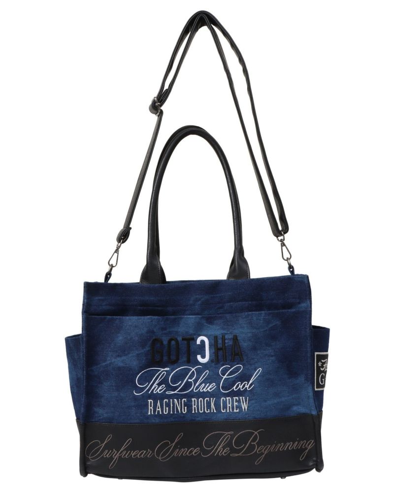 GOTCHA] MAX PU使い デニム トートバッグ | PEET ONLINE STORE