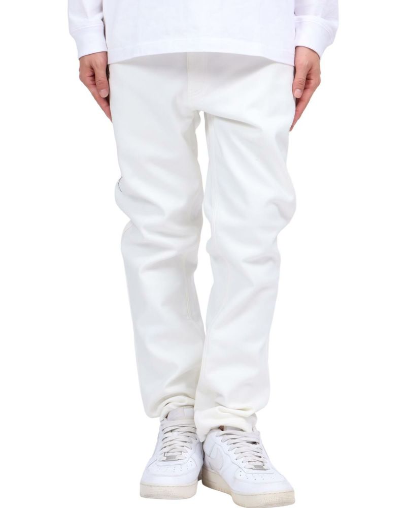 ホワイト：174cm62kg(Lサイズ着用)