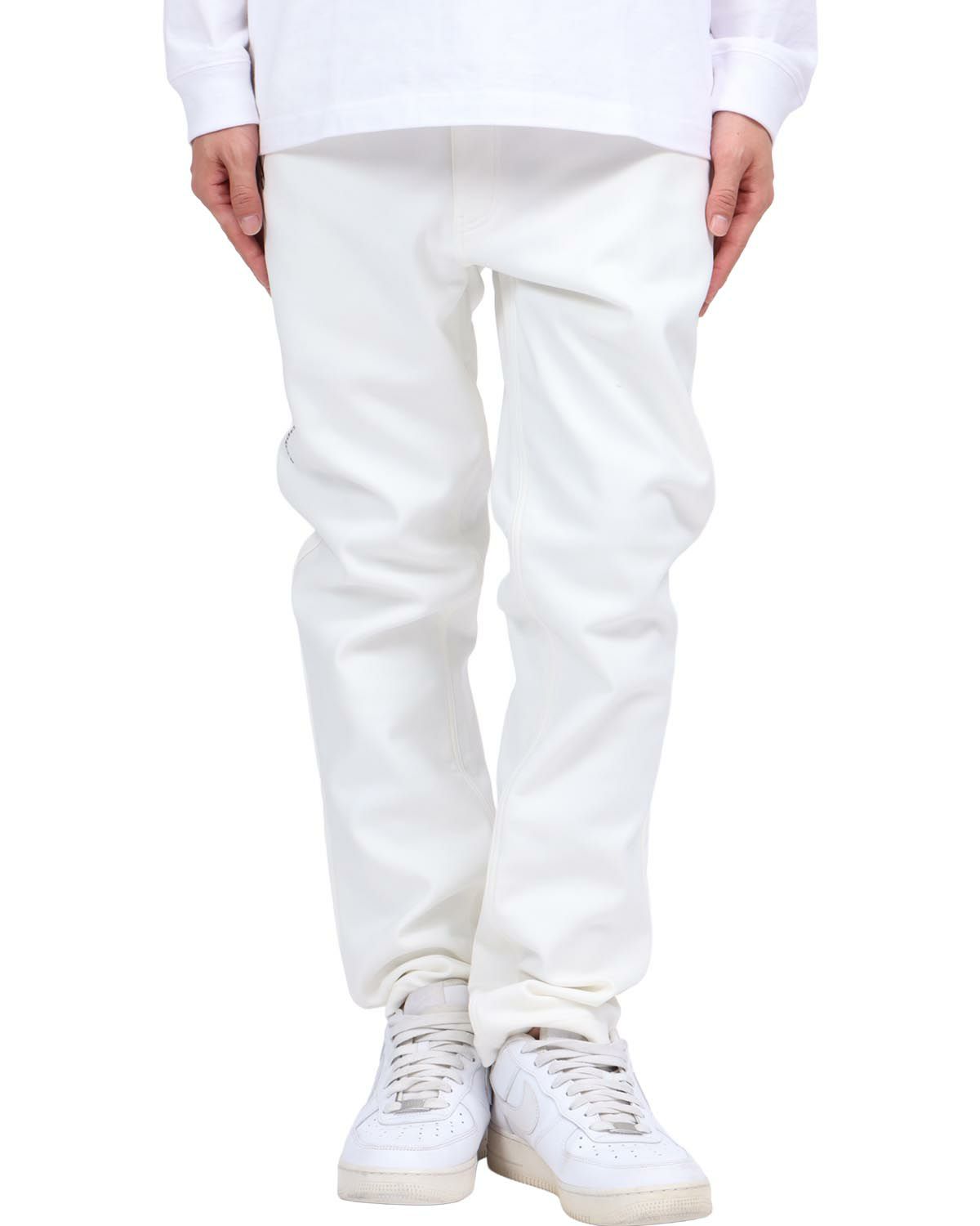 ホワイト：174cm62kg(Lサイズ着用)