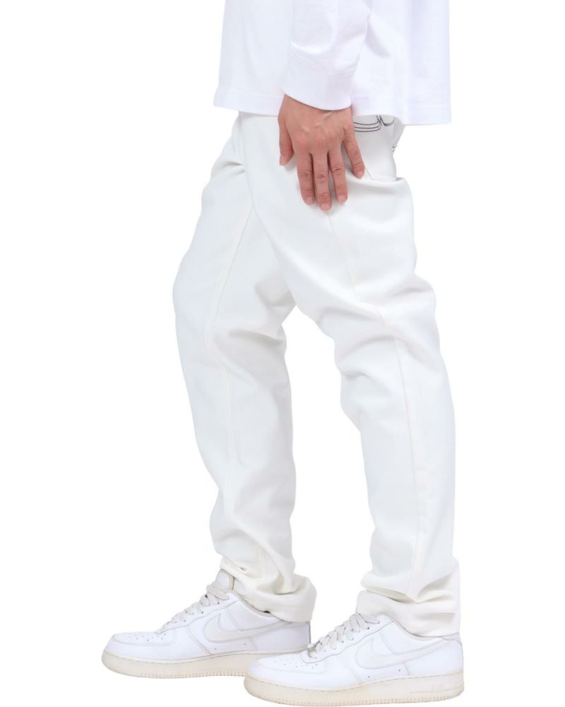 ホワイト：174cm62kg(Lサイズ着用)