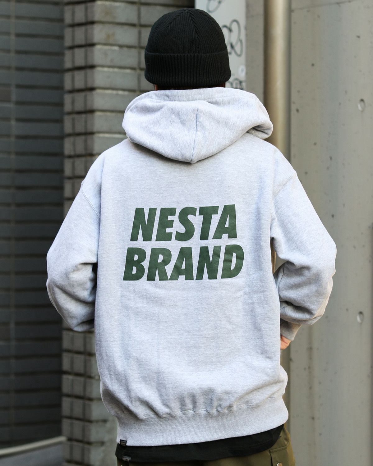 杢グレー：168cm/55kg(Lサイズ着用)