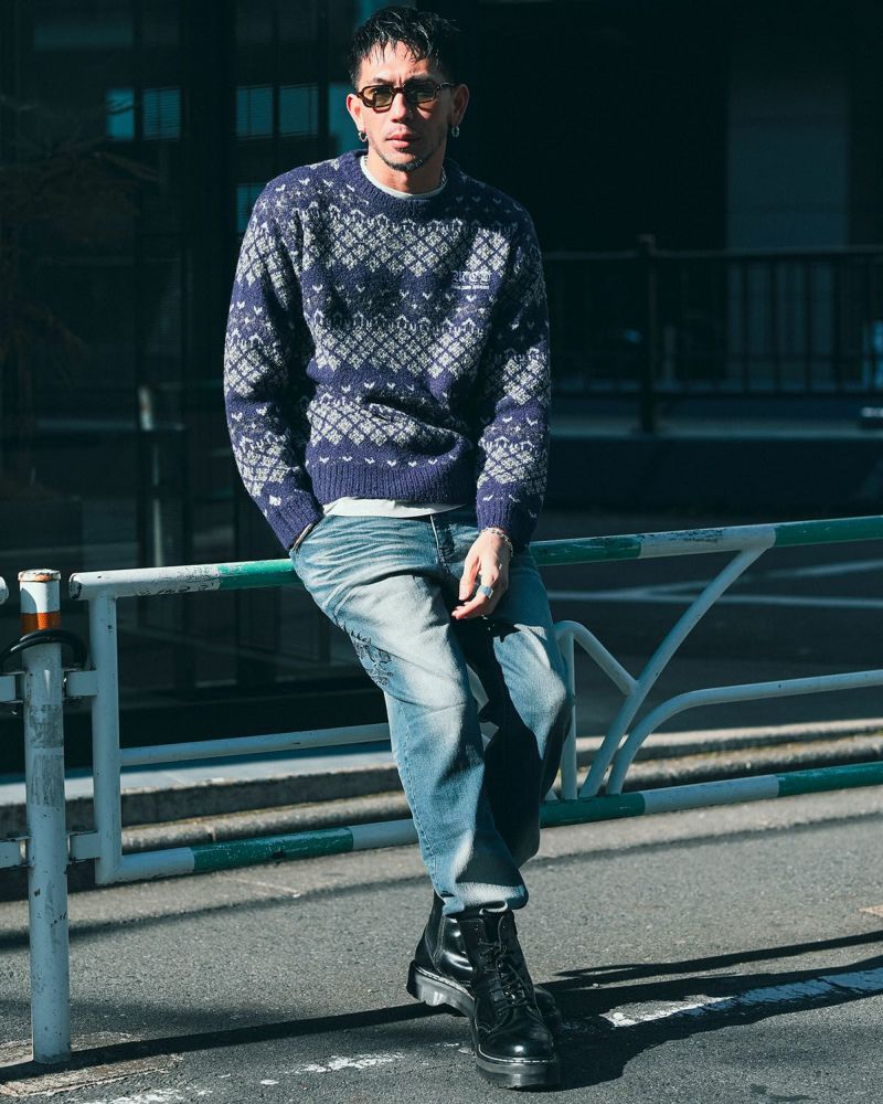 ブルー：183cm(Lサイズ着用)