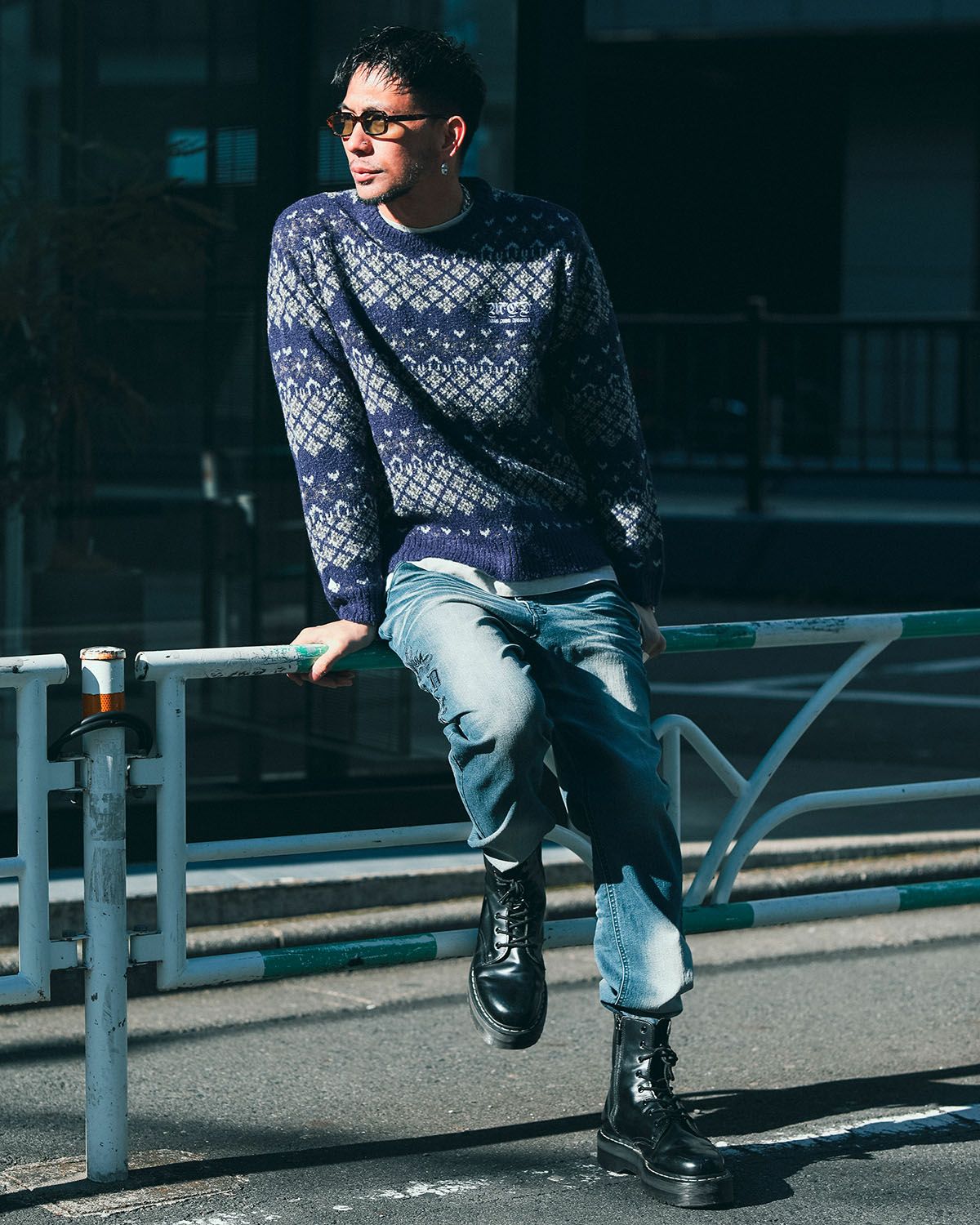 ブルー：183cm(Lサイズ着用)