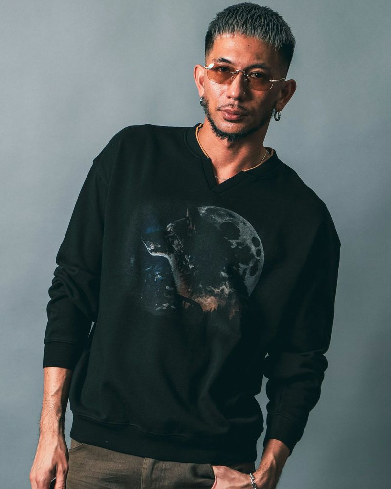 ブラック:183cm(Lサイズ着用)