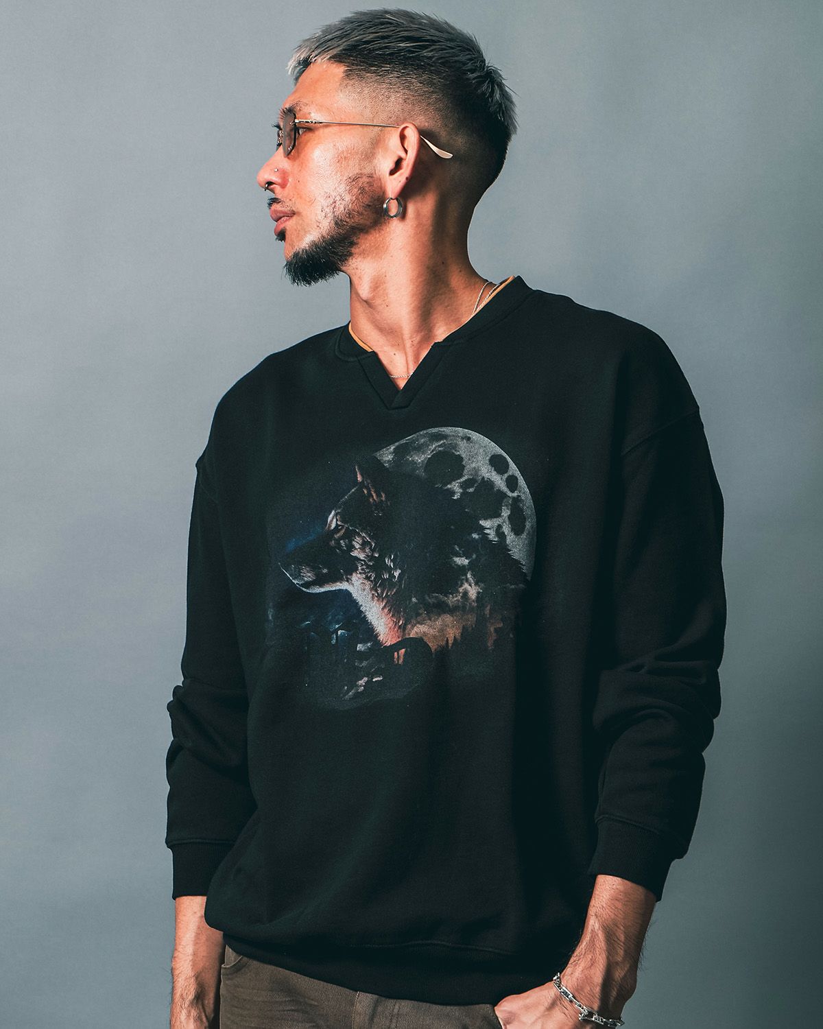 ブラック:183cm(Lサイズ着用)