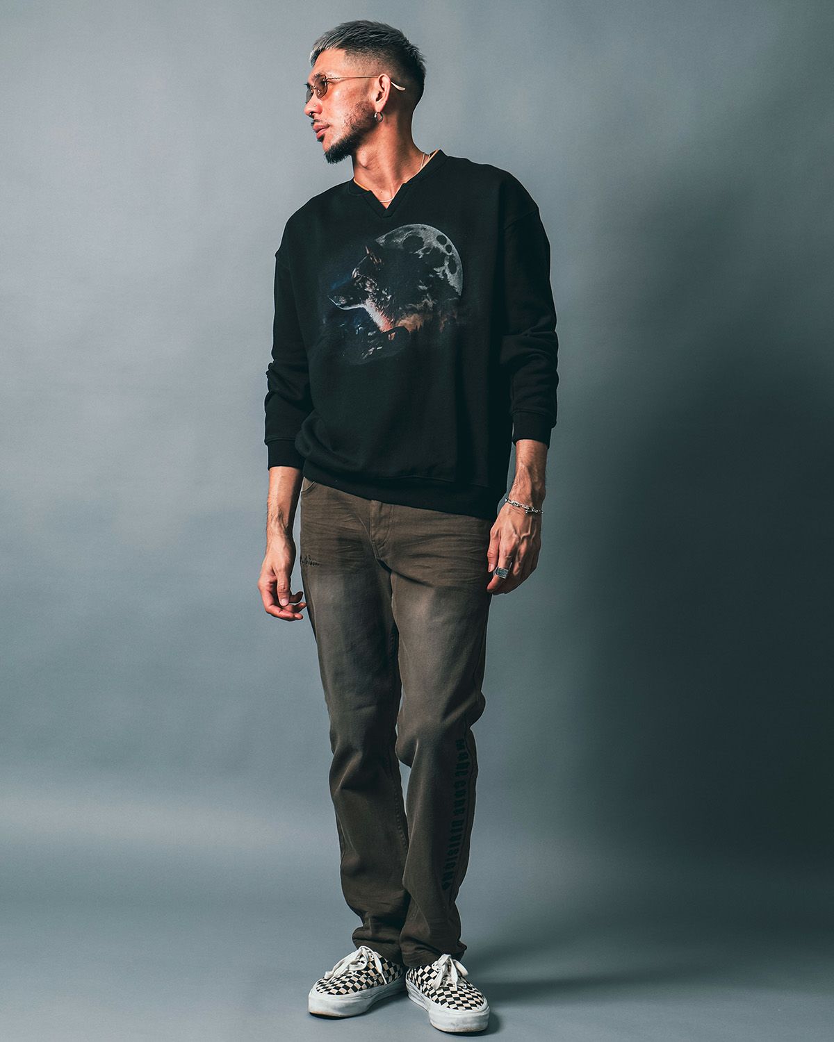 ブラック:183cm(Lサイズ着用)