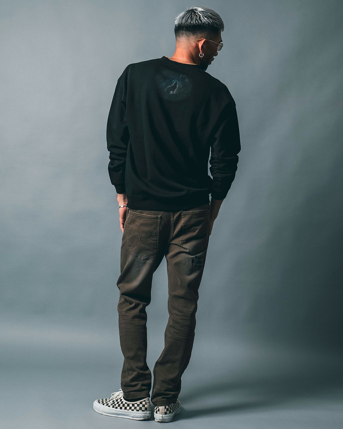 ブラック:183cm(Lサイズ着用)