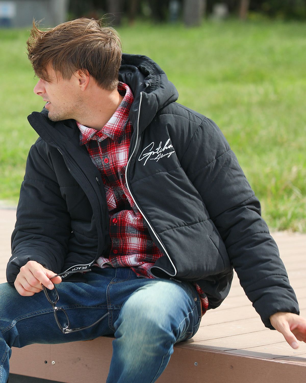 ブラック：183cm/70kg(Lサイズ着用)