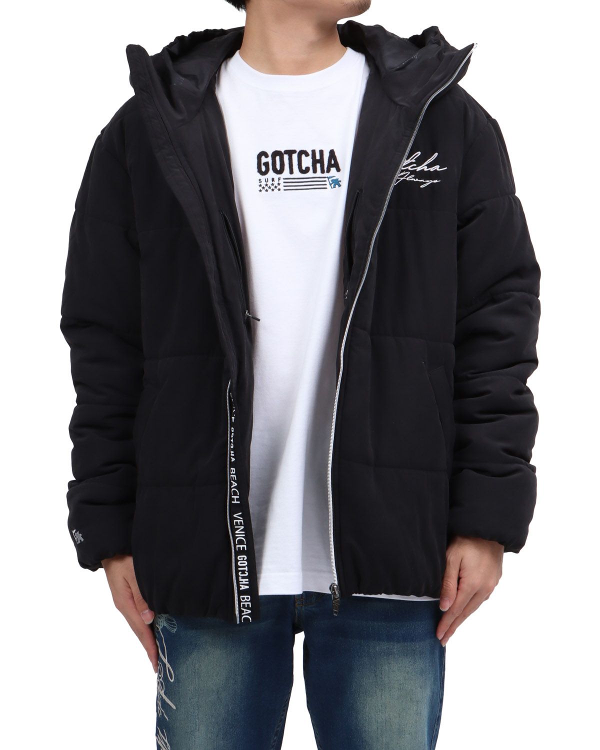 ブラック：173cm63kg(Lサイズ着用)