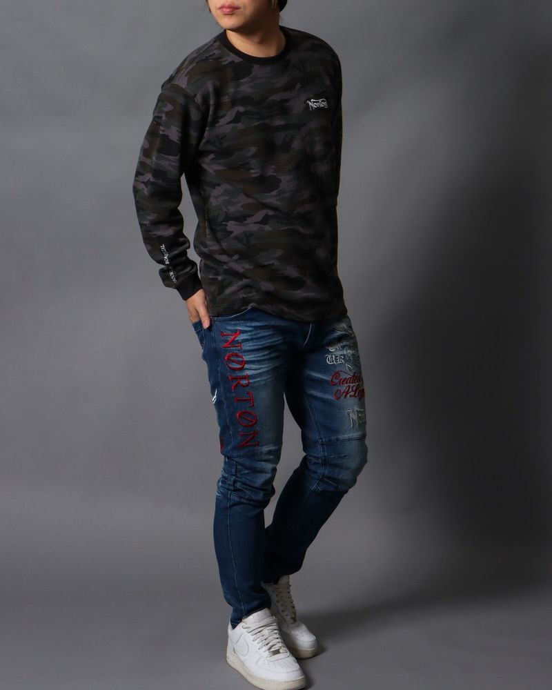 ブラック：178cm/75kg(Lサイズ着用)