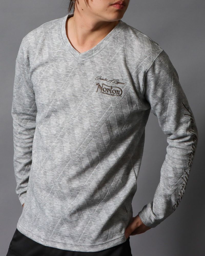 杢グレー：178cm/75kg(Lサイズ着用)