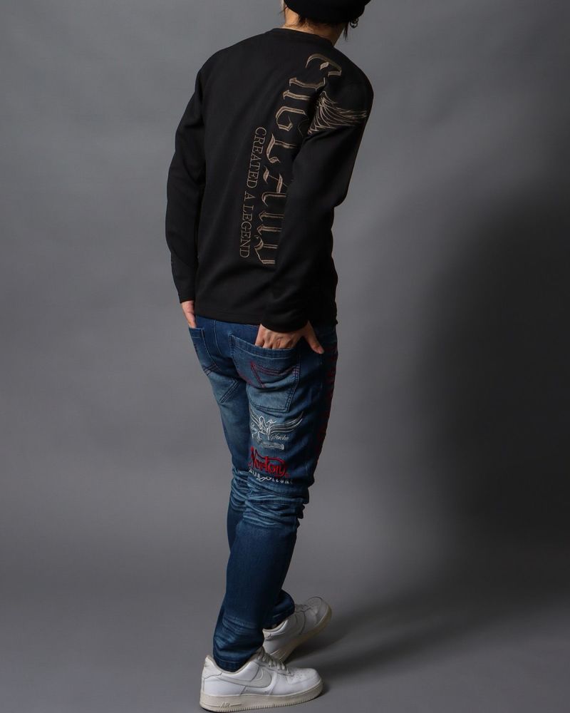 ブラック：178cm/75kg(Lサイズ着用)