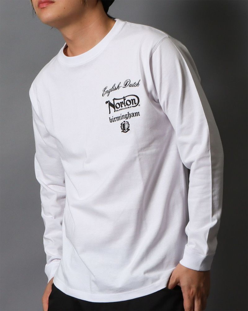 Norton] エンブレム クルーネック ロンT | PEET ONLINE STORE
