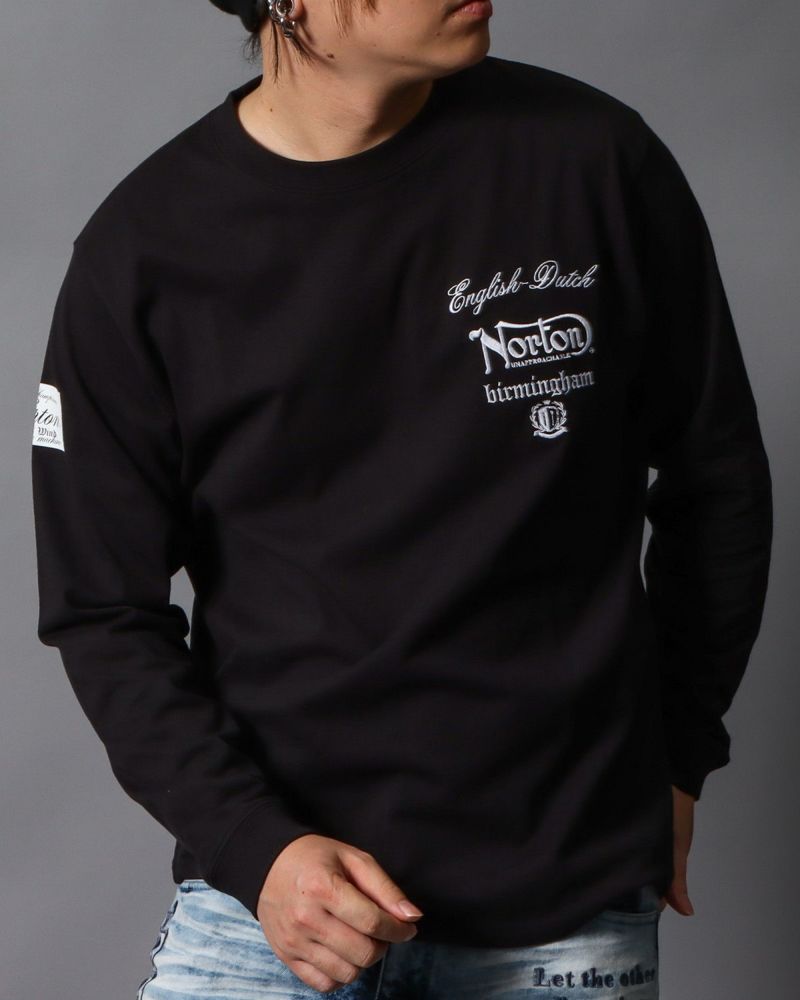 Norton] エンブレム クルーネック ロンT | PEET ONLINE STORE