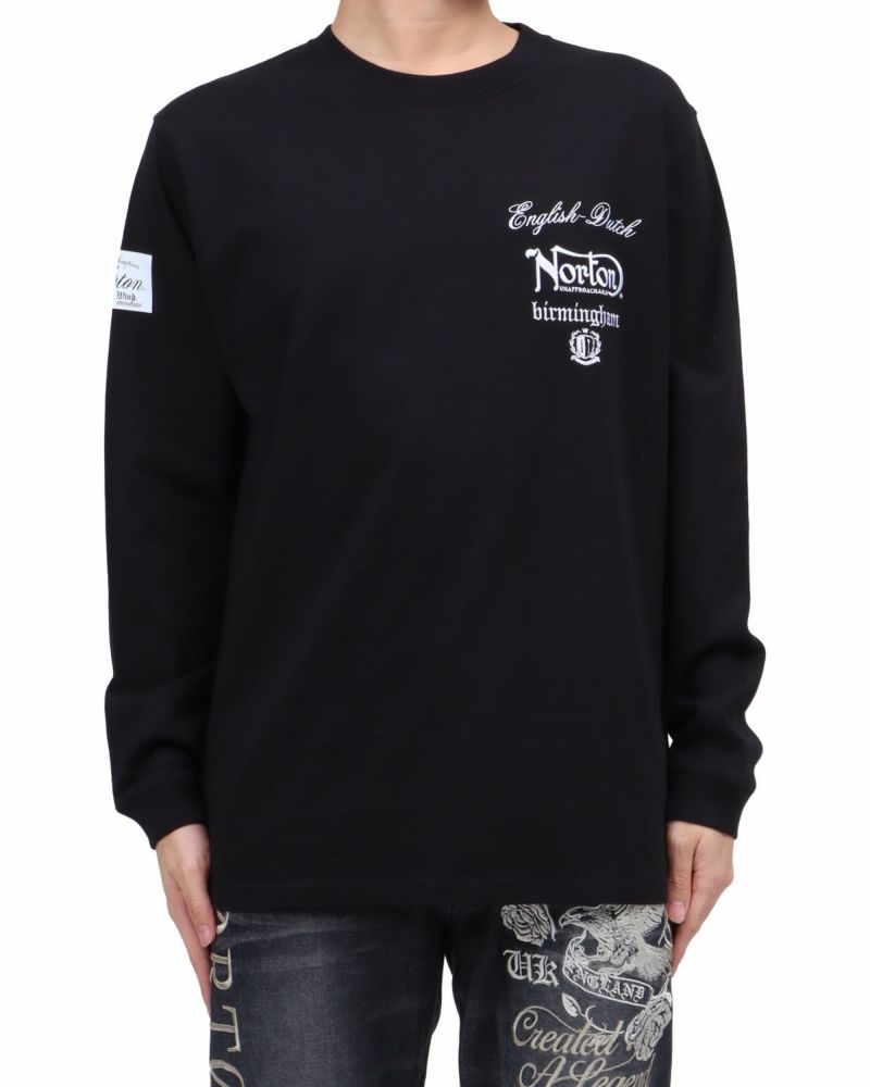 Norton] エンブレム クルーネック ロンT | PEET ONLINE STORE