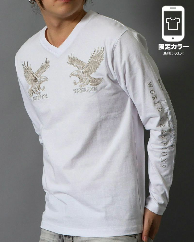 ホワイト：178cm/75kg(Lサイズ着用)