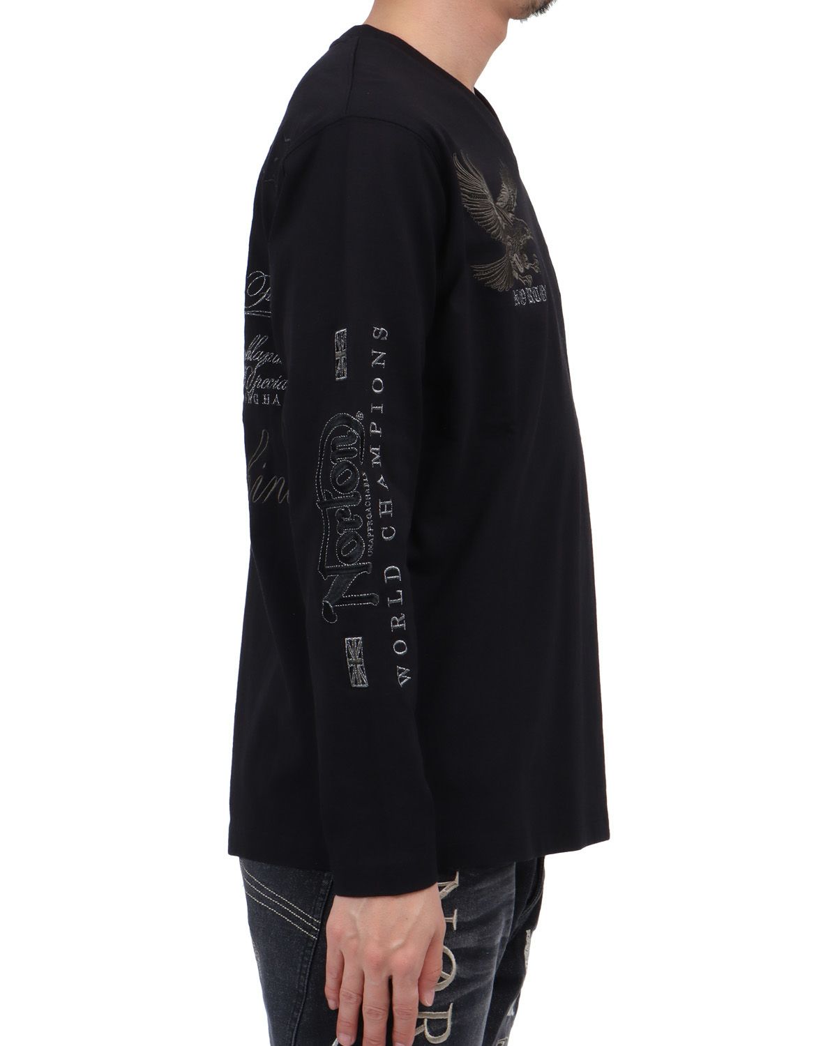 ブラック：174cm62kg(Lサイズ着用)