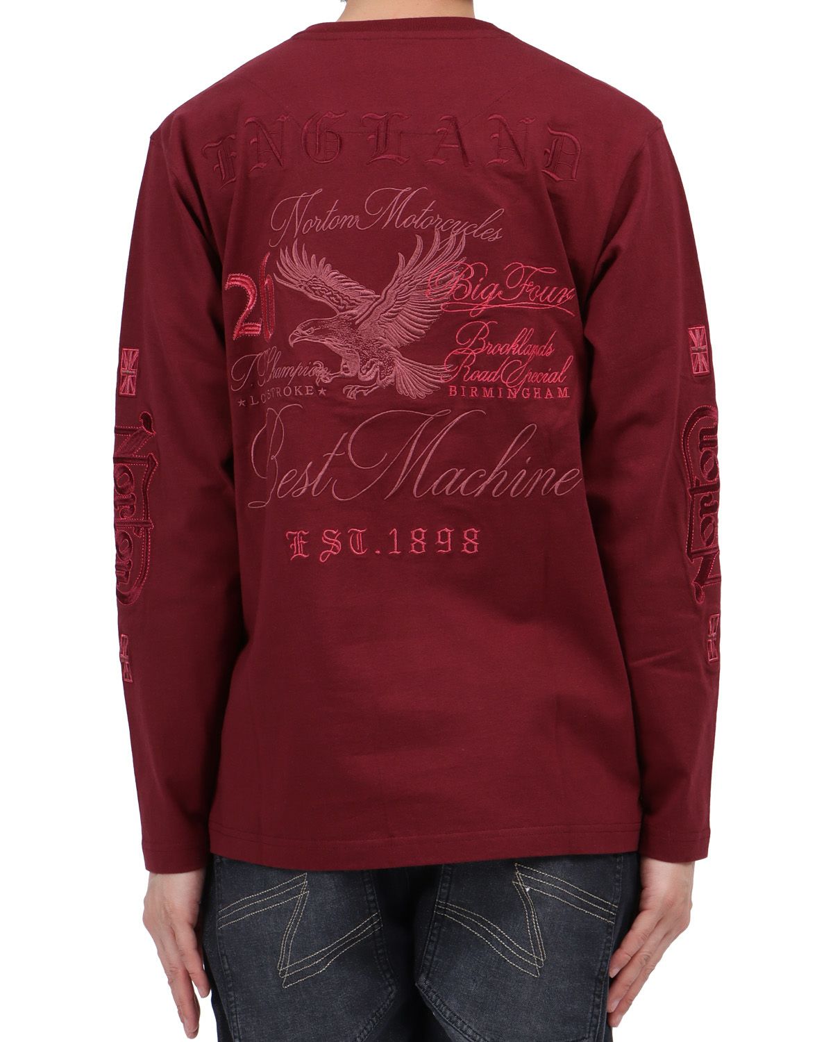 ワイン：174cm62kg(Lサイズ着用)