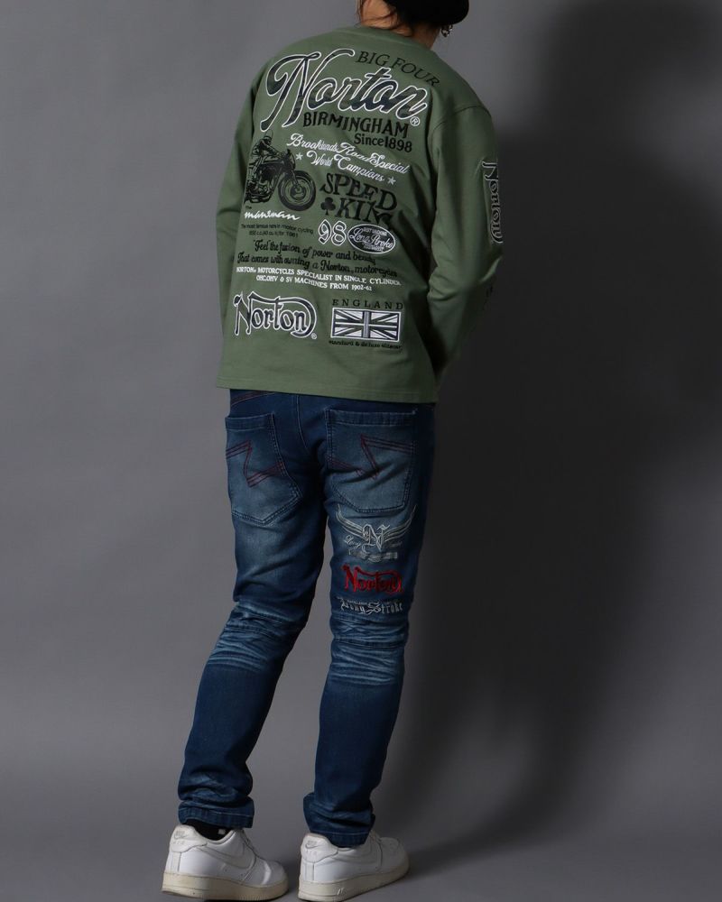 グリーングレー：178cm/75kg(Lサイズ着用)