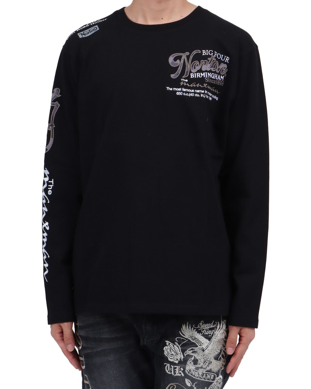 ブラック：174cm62kg(Lサイズ着用)