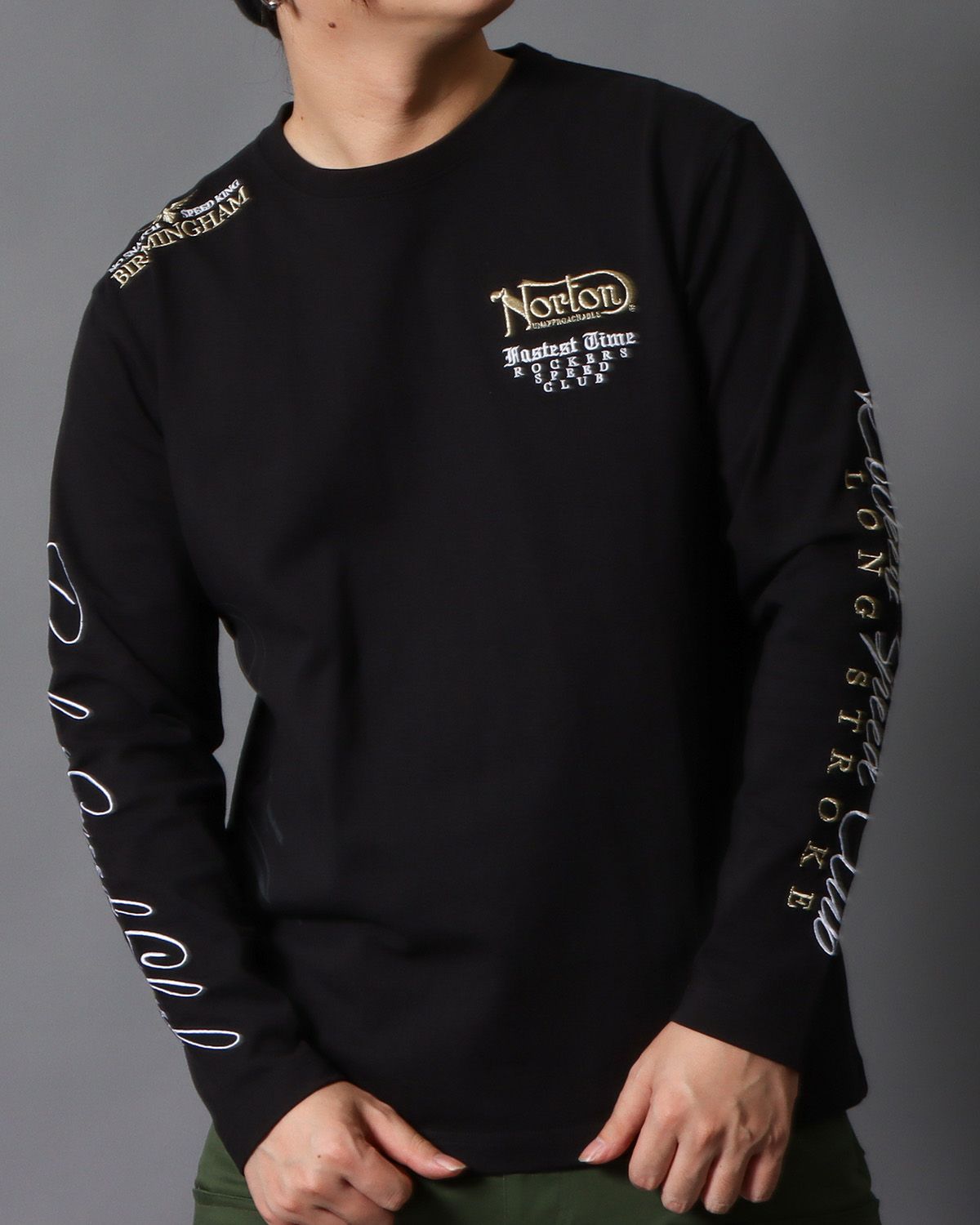 ブラック：178cm/75kg(Lサイズ着用)