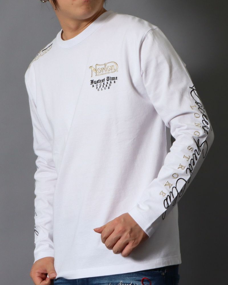 ホワイト：178cm/75kg(Lサイズ着用)