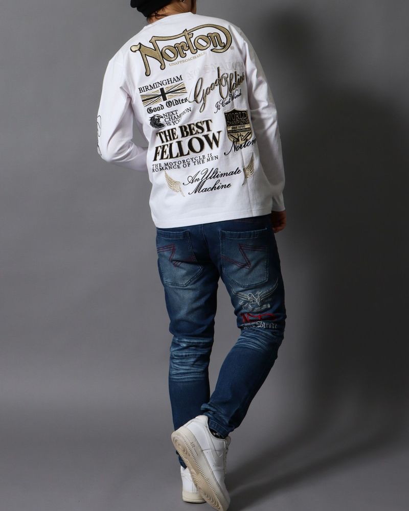 ホワイト：178cm/75kg(Lサイズ着用)