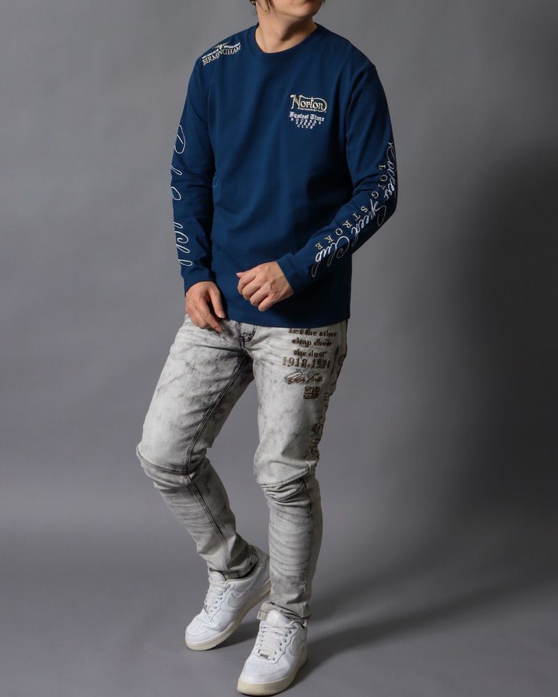 ブルー：178cm/75kg(Lサイズ着用)