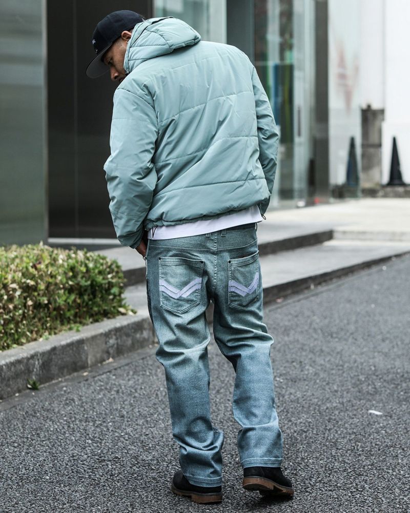 インディゴ：183cm(Lサイズ着用)